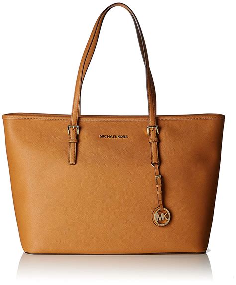 michael kors jet set two tone tote|Michael Kors jet set saffiano.